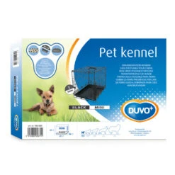 Duvo Cage En Fer Pliable 2 Portes Tirroir Plastic Noir - 47x30x37cm -Exporteren Huis Lief Winkel cage en fer pliable 2 portes tirroir plastic noir 47x30x37cm 1 3