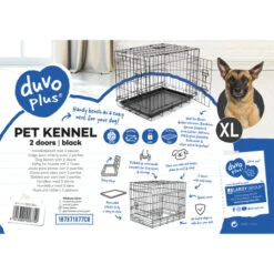 Duvo Cage En Fer Pliable 2 Portes Tirroir Plastic Noir - XL - 107x71x77cm 7 Duvo Cage En Fer Pliable 2 Portes Tirroir Plastic Noir - XL - 107x71x77cm -Exporteren Huis Lief Winkel cage en fer pliable 2 portes tirroir plastic noir xl 107x71x77cm 3