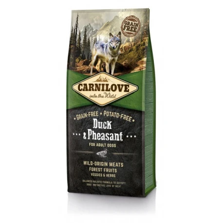 CARNILOVE Adult Canard Et Faisan Pour Chien 12kg 1 CARNILOVE Adult Canard Et Faisan Pour Chien 12kg