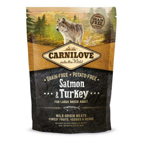 CARNILOVE Adult Large Breed Saumon Et Dinde Pour Chien 1,5kg 1 CARNILOVE Adult Large Breed Saumon Et Dinde Pour Chien 1,5kg