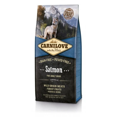 CARNILOVE Adult Saumon Pour Chien 12kg 1 CARNILOVE Adult Saumon Pour Chien 12kg