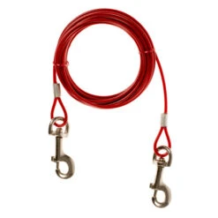 Duvo Chaîne D'attache Lightweight Rouge 4,5m