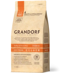 Chat Stérilisée Dinde Et Riz Brun 2kg - Grandorf