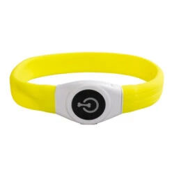 Duvo Collier Lumineux Extra Large En Silicon Jaune - 45x2,5x1cm