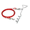Duvo Crochet D'attache Avec Cable Rouge 40cmx4,5m