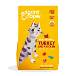 Croquettes Chat Dinde Et Poulet 2kg - Edgard Et Cooper