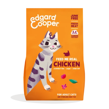 Croquettes Pour Chat Au Poulet 4kg - Edgard Et Cooper 1 Croquettes Pour Chat Au Poulet 4kg - Edgard Et Cooper