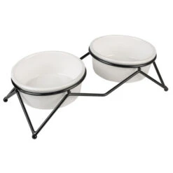 Duvo Dinner Set Stone Up Zigzag Blanc/noir - 280ml - 29x13,2x7,8cm