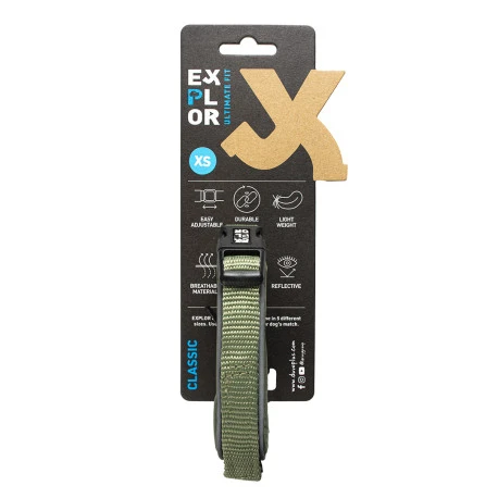 Explor Fit Comfy Collier Classic Vert XS - 30-33cm 2 Explor Fit Comfy Collier Classic Vert XS - 30-33cm - Afbeelding 2