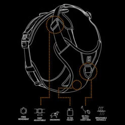 Explor Harnais Classic Noir Granite M - 35-60cm - 57-80cm 12 Explor Harnais Classic Noir Granite M - 35-60cm - 57-80cm -Exporteren Huis Lief Winkel explor harnais classic noir granite m 35 60cm 57 80cm 4