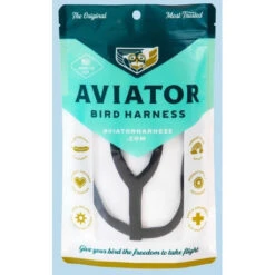 Harnais Pour Perroquets Aviator - XL/Noir