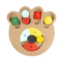 Duvo Slide `n Snack Puzzle - Patte Multicolore 23,5x21x2,5cm -Exporteren Huis Lief Winkel slide n snack puzzle patte multicolore 235x21x25cm 2