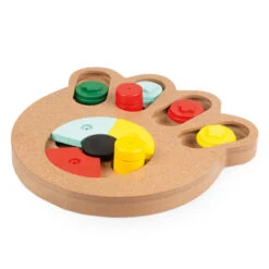 Duvo Slide `n Snack Puzzle - Patte Multicolore 23,5x21x2,5cm